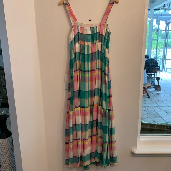 Loft Tiered Pocket Maxi Strappy Sun Dress - Picture 5 of 9